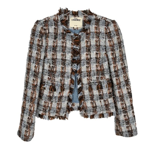 L'Agence Angeline Tweed Blazer Size 0